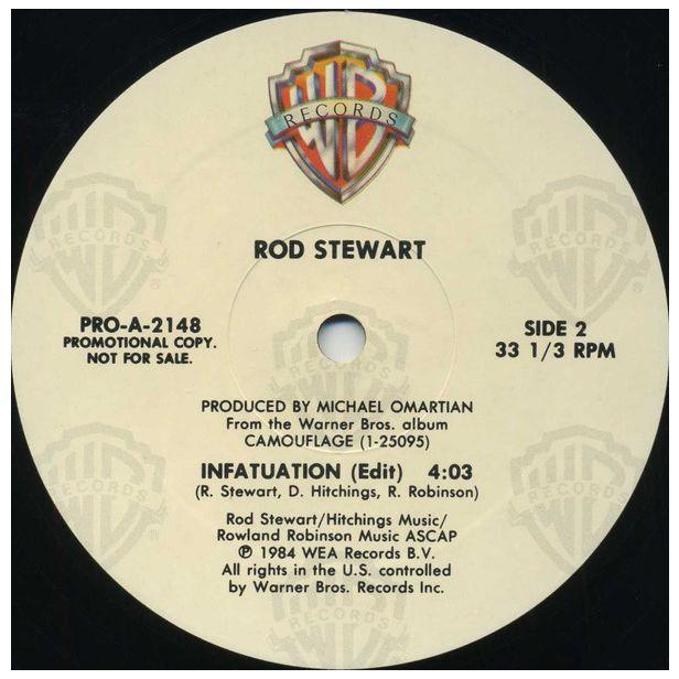 ROD STEWART - INFATUATION (PROMO) | 12" MAXI SINGLE USADO
