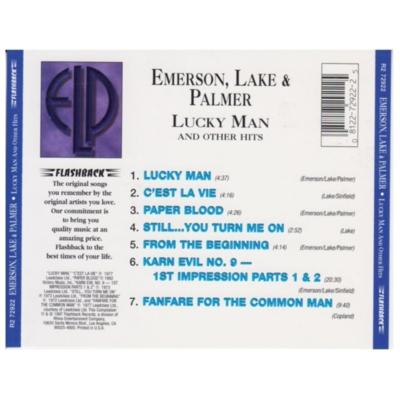 EMERSON LAKE & PALMER - LUCKY MAN OTHER HITS | CD