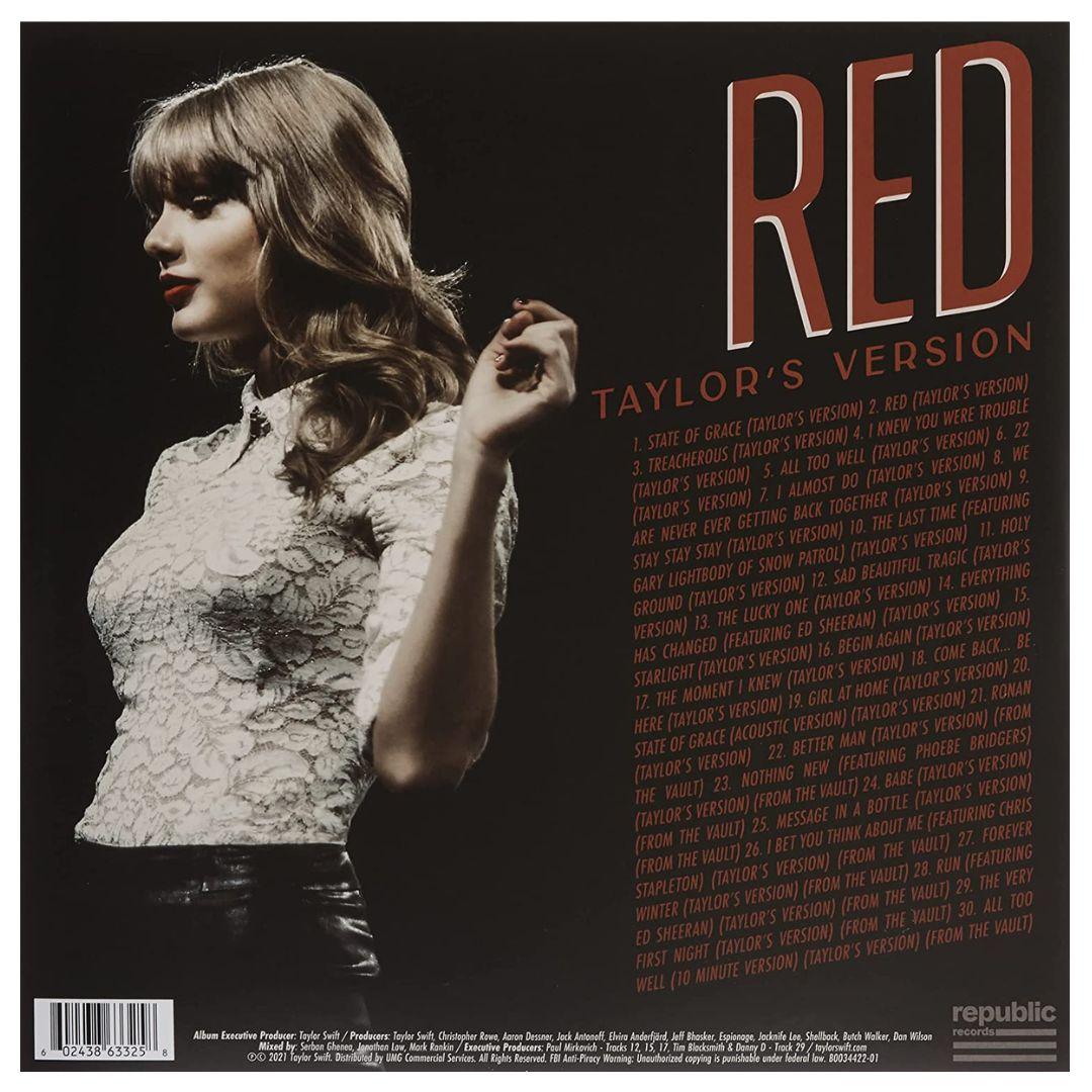 TAYLOR SWIFT - RED (TAYLOR S VERSION)(4LP) | VINILO