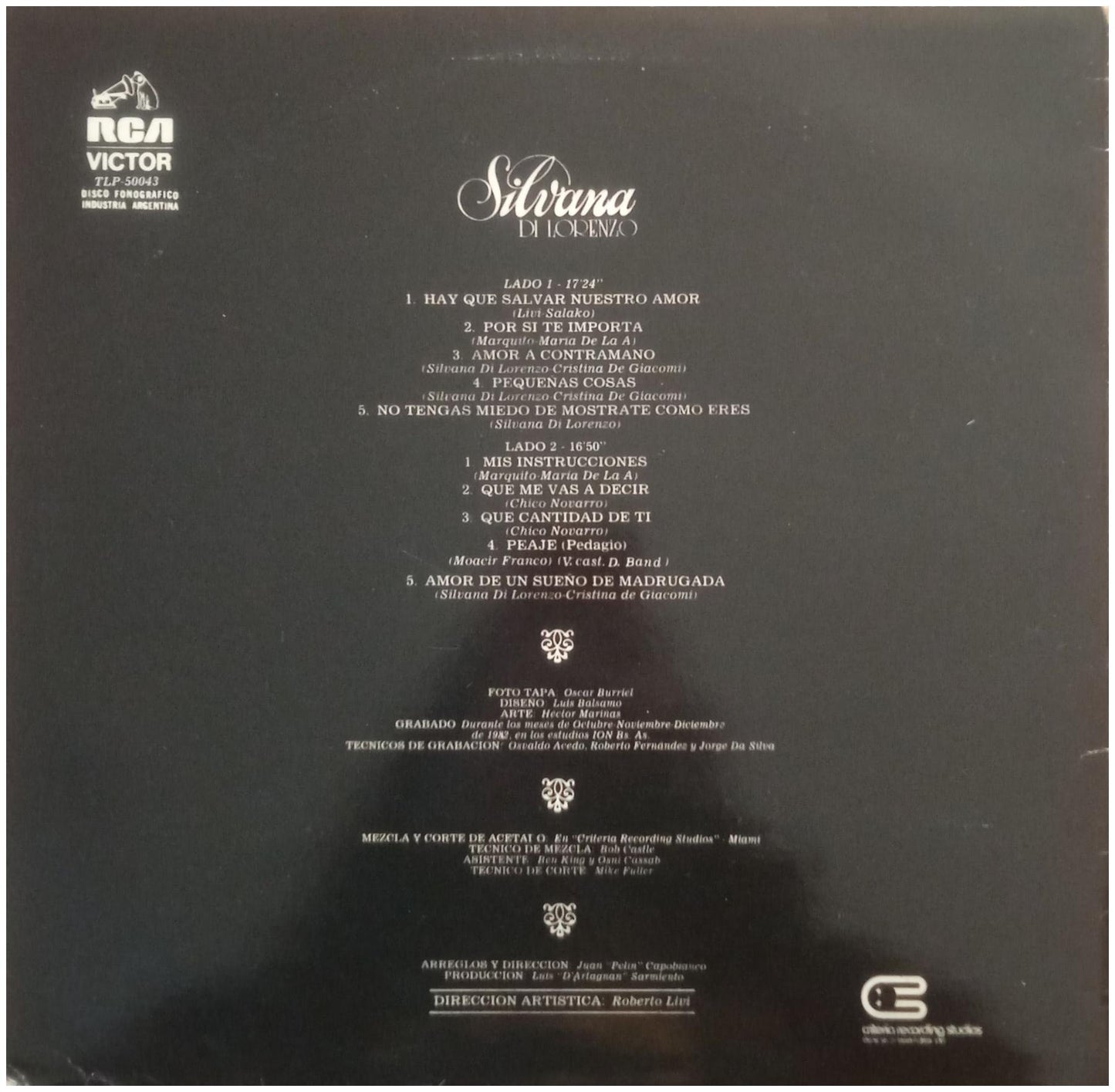 SILVANA DI LORENZO - SILVANA DI LORENZO | VINILO USADO