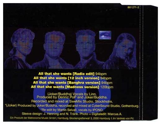 ACE OF BASE - ALL THAT SHE WANTS | CD SINGLE USADO