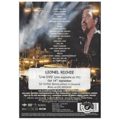 LIONEL RICHIE - LIVE | DVD