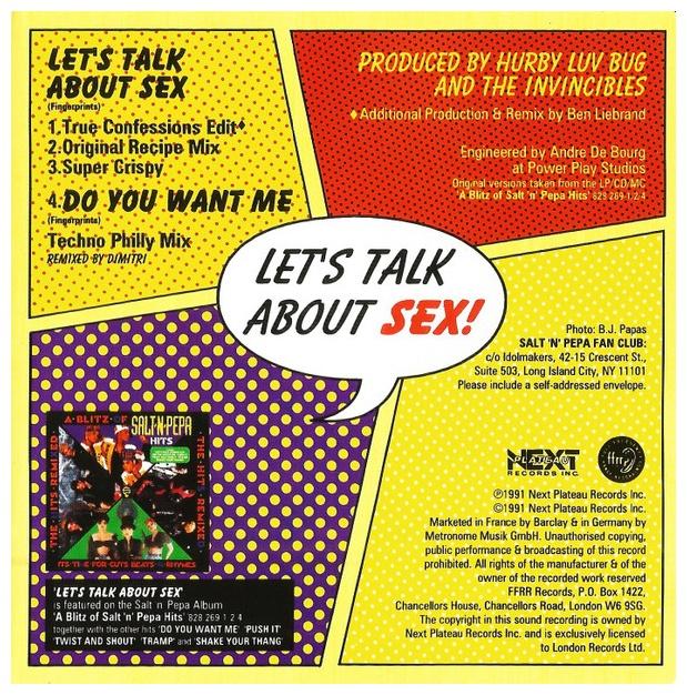 SALT-N-PEPA - LET S TALK ABOUT SEX | CD SINGLE USADO