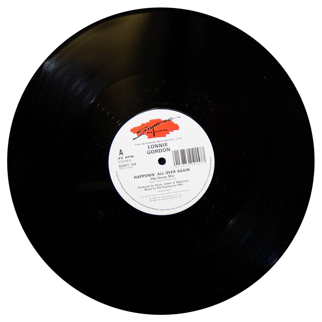 LONNIE GORDON - HAPPENIN ALL OVER AGAIN | 12" MAXI SINGLE USADO