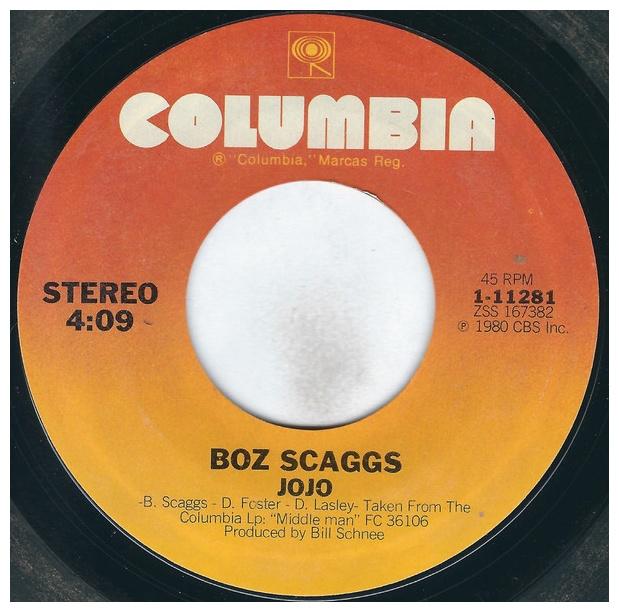 BOZ SCAGGS - JO JO | 7" SINGLE VINILO USADO