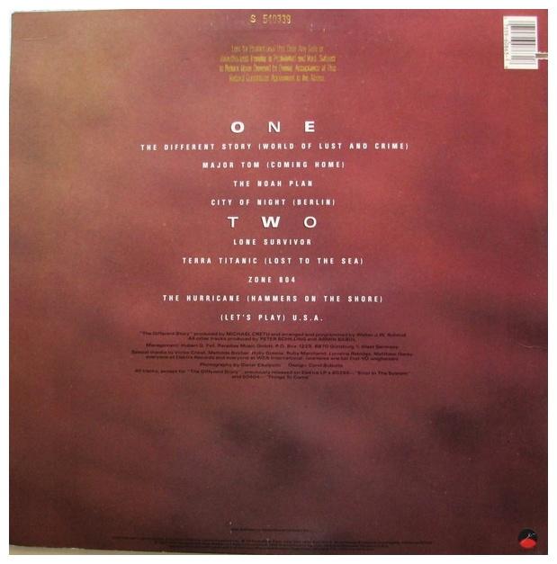 PETER SCHILLING - THE DIFFERENT STORY | VINILO USADO