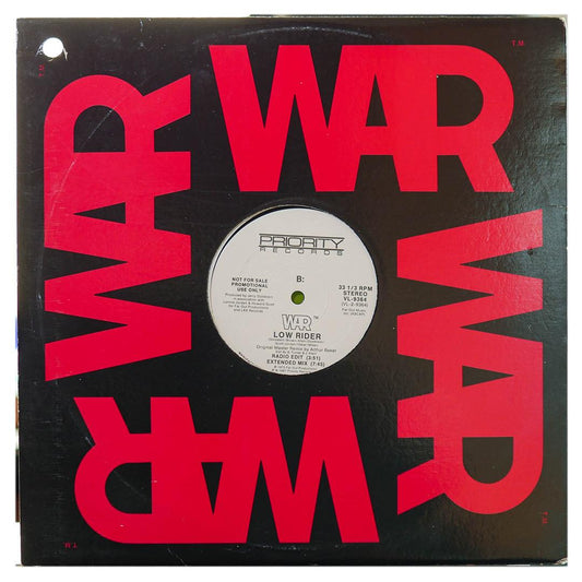 WAR  - LOW RIDER | 12" MAXI SINGLE USADO