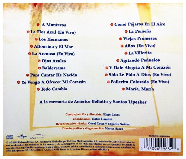 MERCEDES SOSA - LA HISTORIA | CD