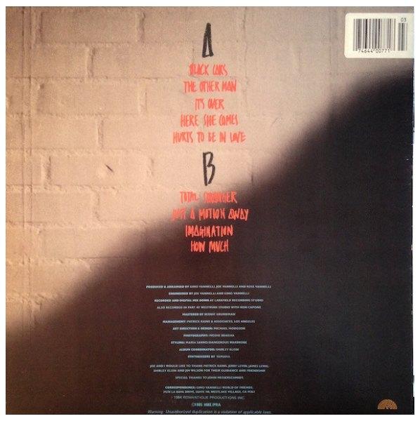 GINO VANELLI - BLACK CARS | VINILO