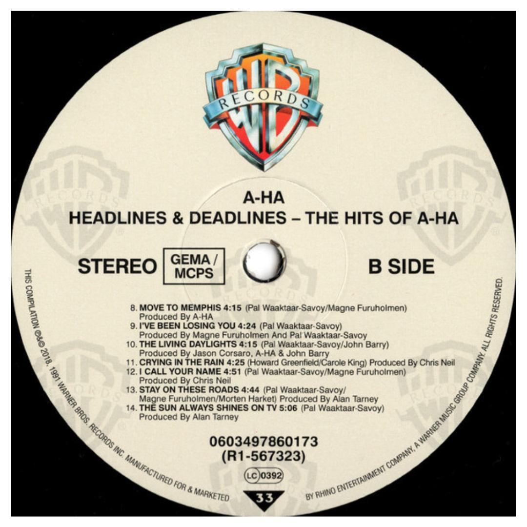 A-HA - HEADLINES AND DEADLINES | VINILO