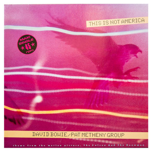 DAVID BOWIE FT. PAT METHENY - THIS IS NOT AMERICA  | 12" MAXI SINGLE USADO