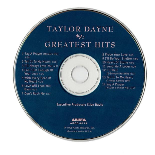 TAYLOR DAYNE - GREATEST HITS | CD USADO