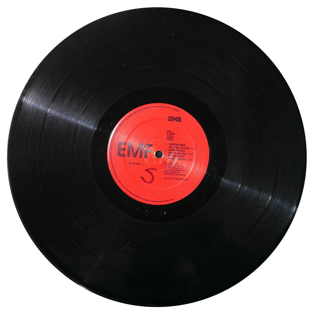 EMF - UNBELIEVABLE (REMIX) | 12" MAXI SINGLE USADO