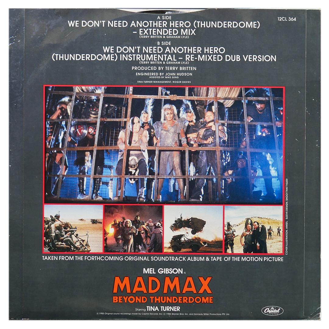 TINA TURNER - WE DONT NEED ANOTHER HERO | 12 MAXI SINGLE USADO