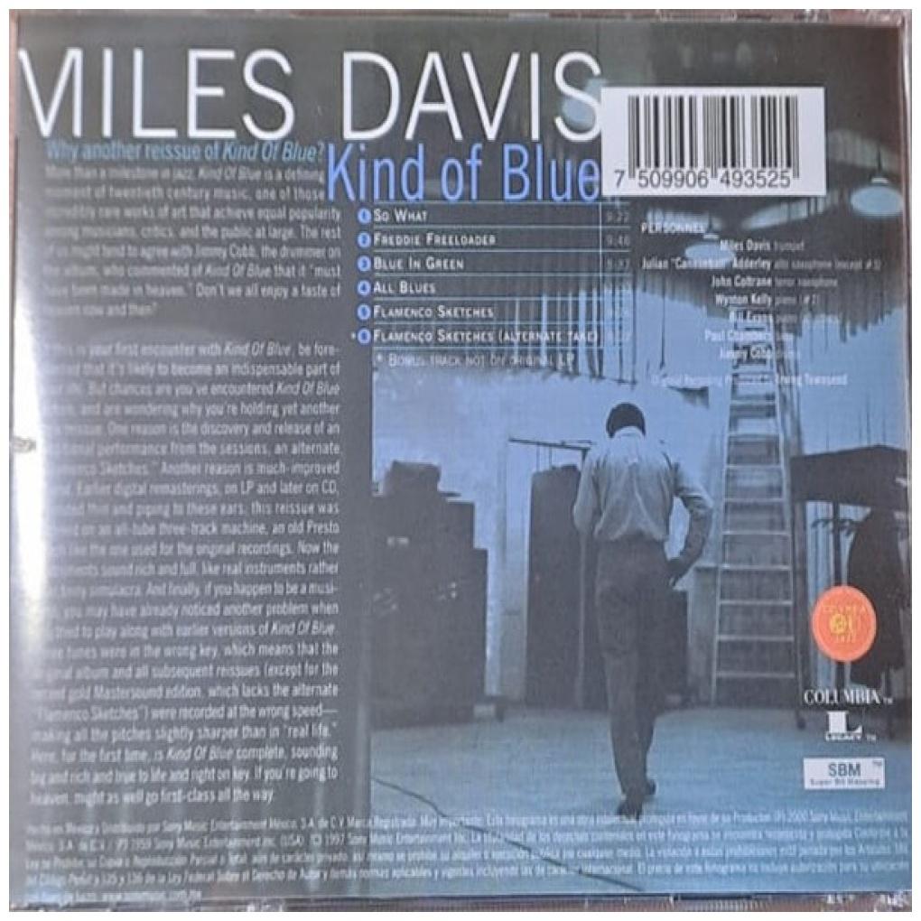 MILES DAVIS - KIND OF BLUE | CD