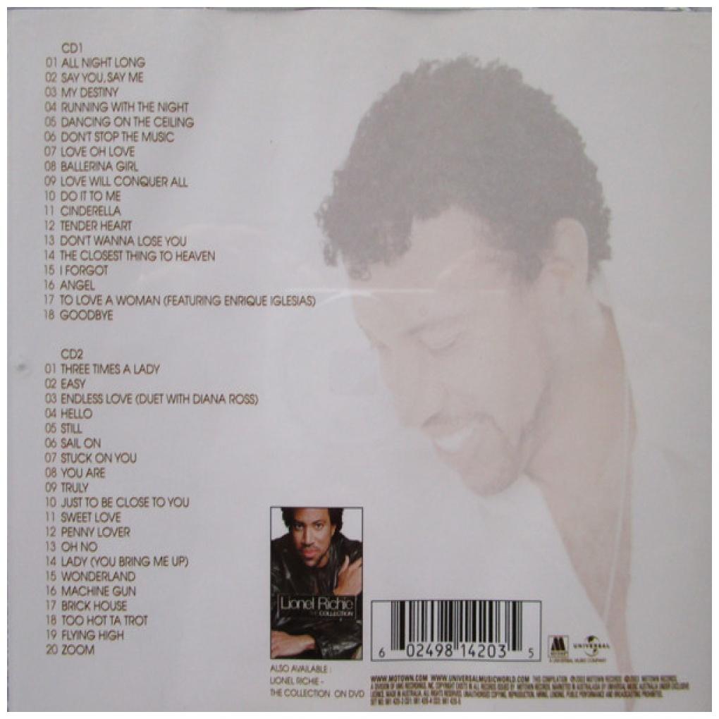 LIONEL RICHIE - THE DEFINITIVE COLLECTION (2CD) | CD