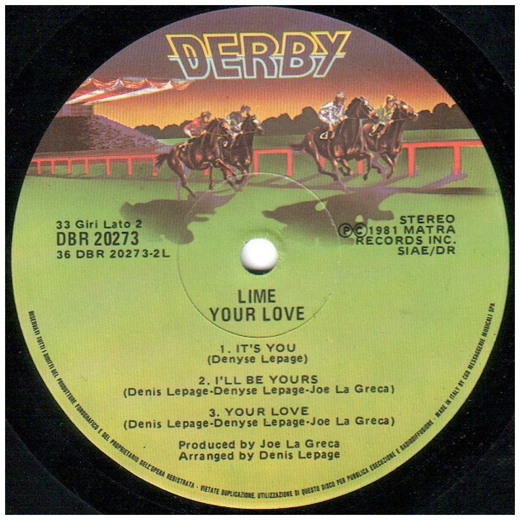 LIME - YOUR LOVE | VINILO USADO