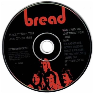 BREAD - MAKE IT WITH YOU OTHER HITS | CD