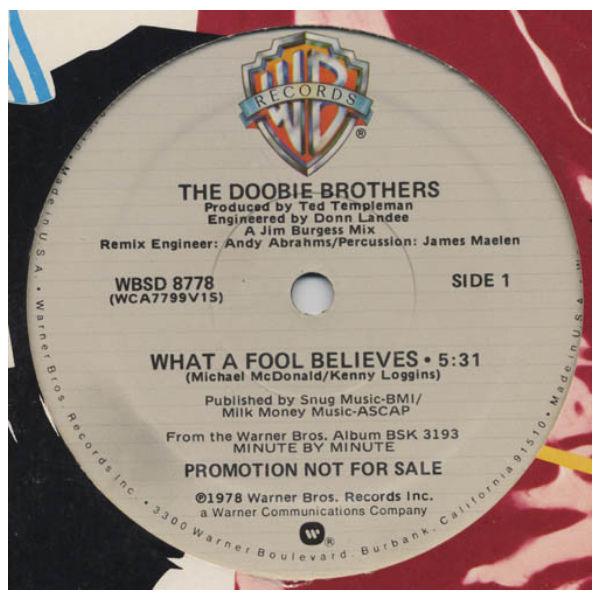 DOOBIE BROTHERS - WHAT A FOOL BELIEVES | 12" MAXI SINGLE USADO