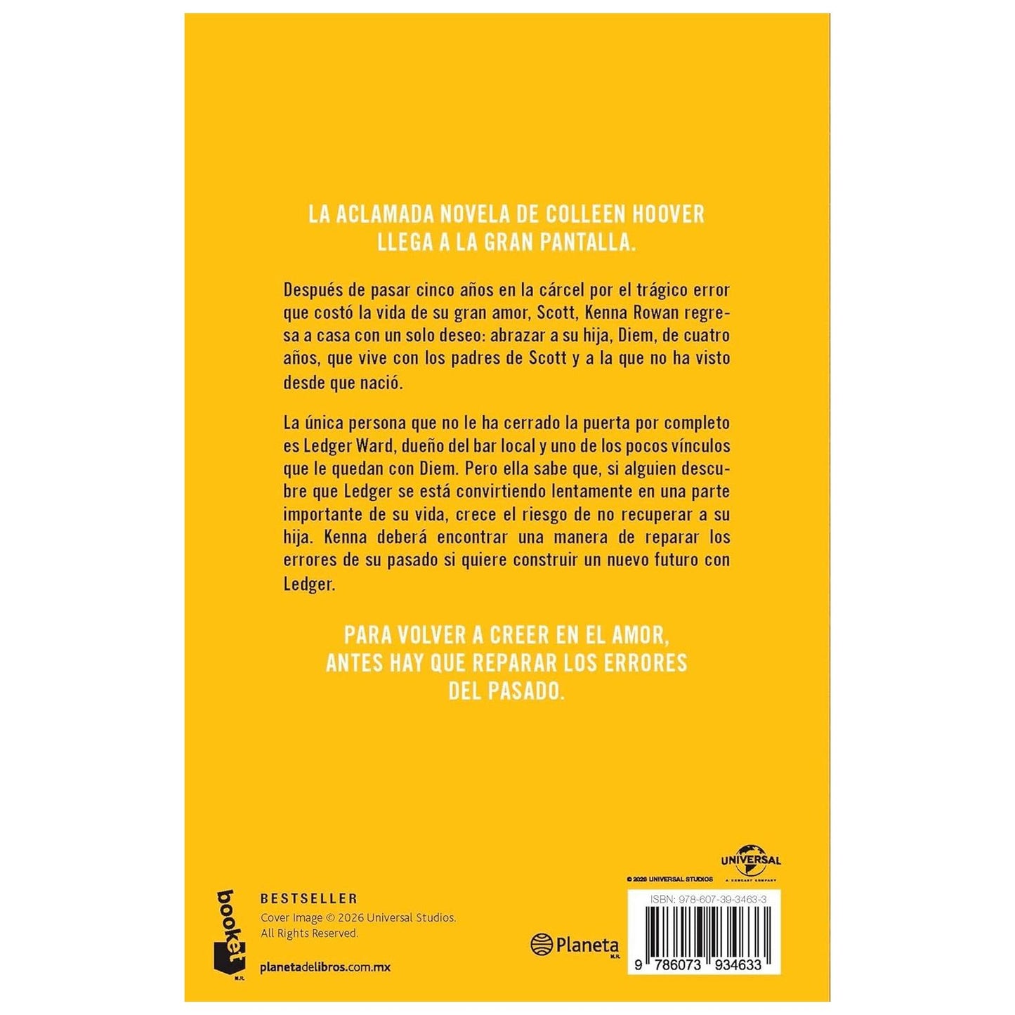 NO TE OLVIDARÉ (ED. PELÍCULA) (TAPA BLANDA) - COLLEEN HOOVER | LIBRO