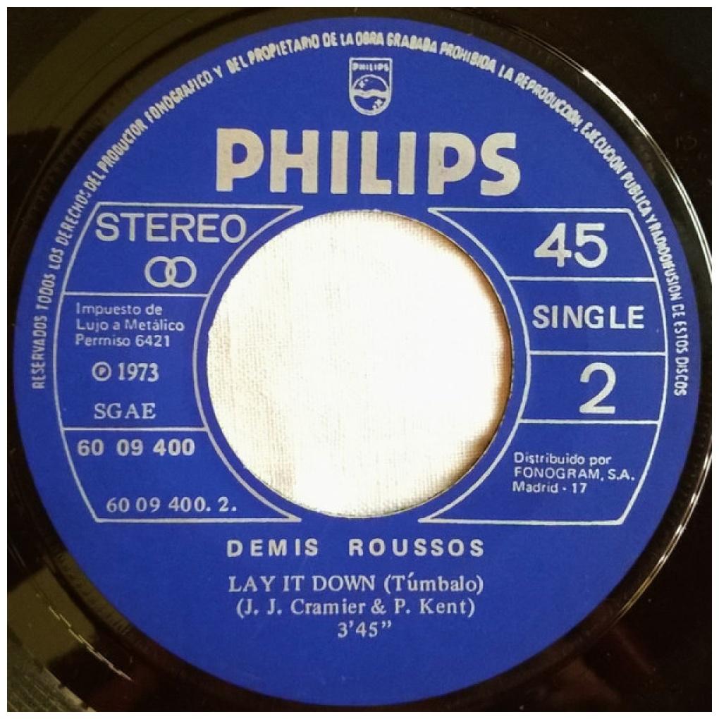 DEMIS ROUSSOS - GOOD BYE MY LOVE GOODBYE | 7" SINGLE USADO
