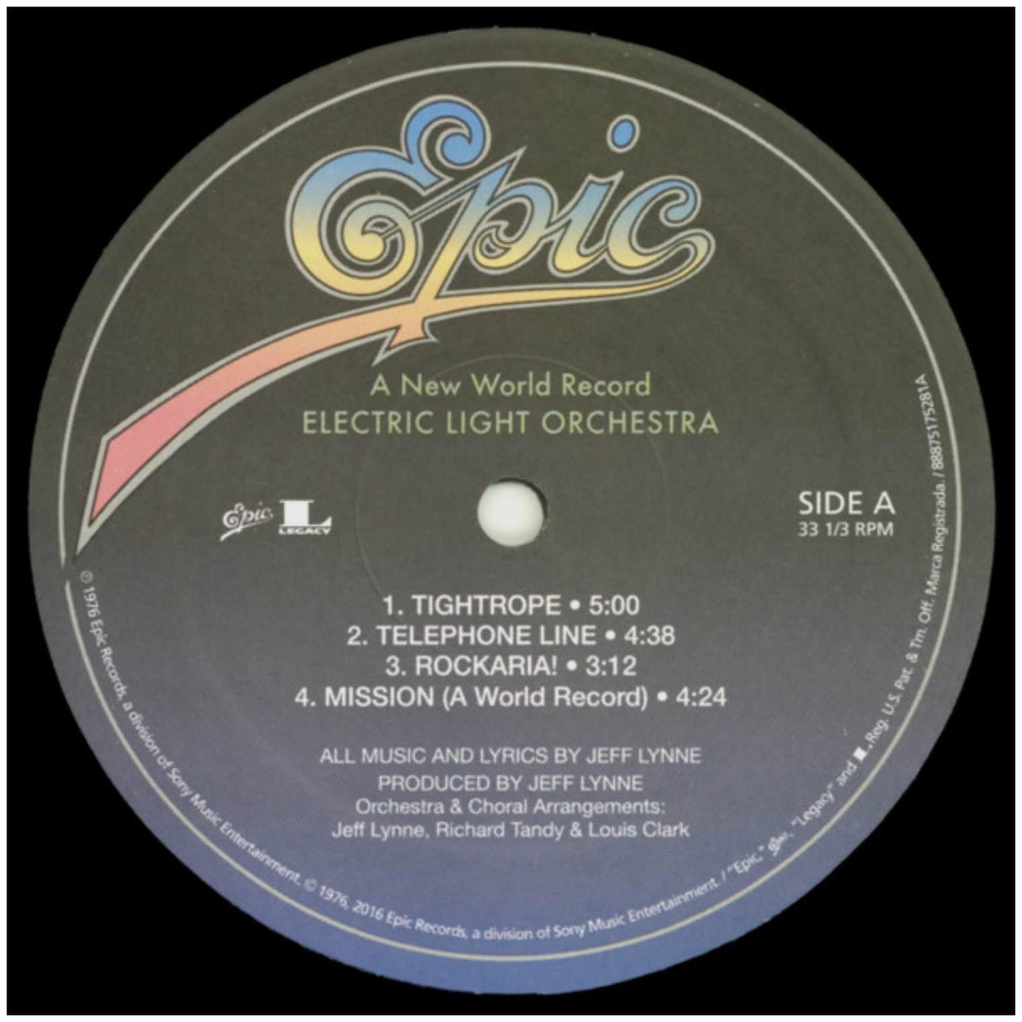 ELECTRIC LIGHT ORCHESTRA - A NEW WORLD RECORD | VINILO