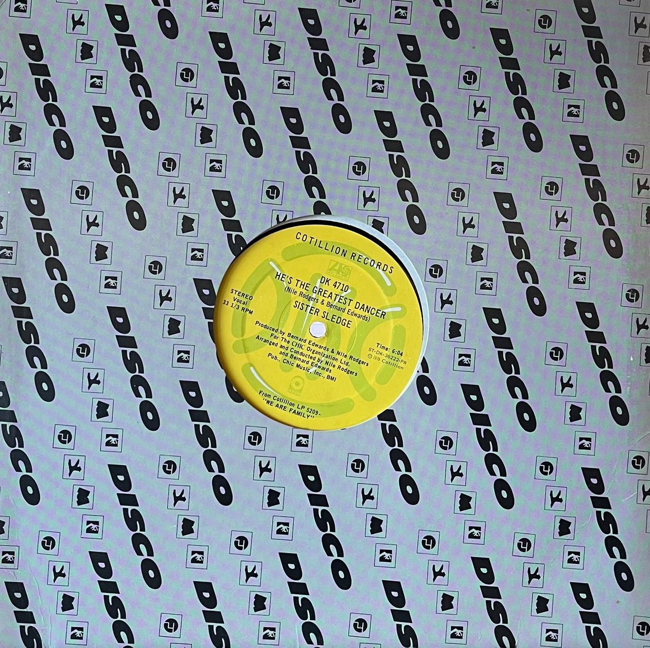 SISTER SLEDGE - WE ARE FAMILY/HE S THE GREATEST DANCER | 12 MAXI SINGLE USADO