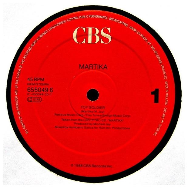 MARTIKA - TOY SOLDIERS | 12 MAXI SINGLE USADO