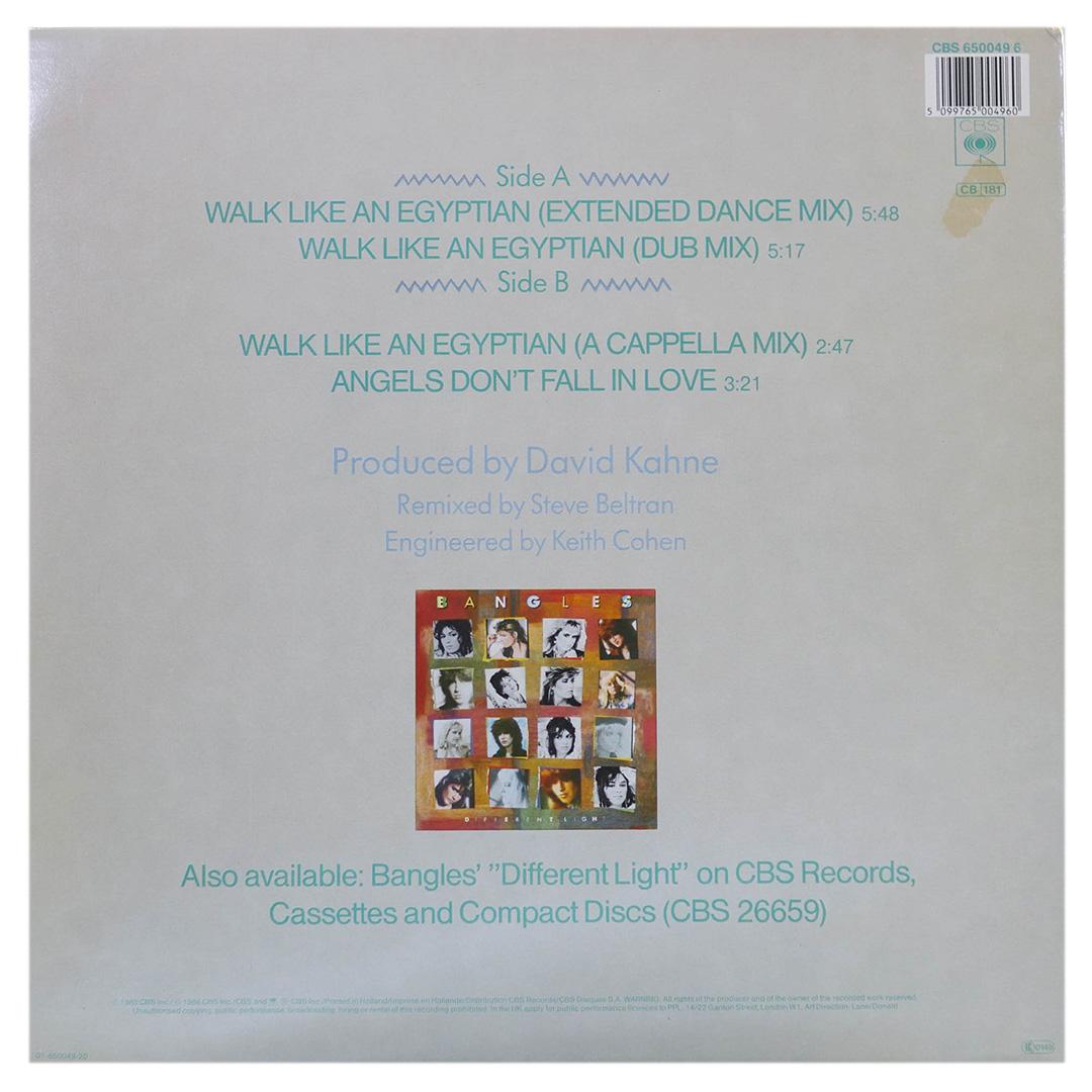 BANGLES - WALK LIKE AN EGYPTIAN | 12" MAXI SINGLE USADO
