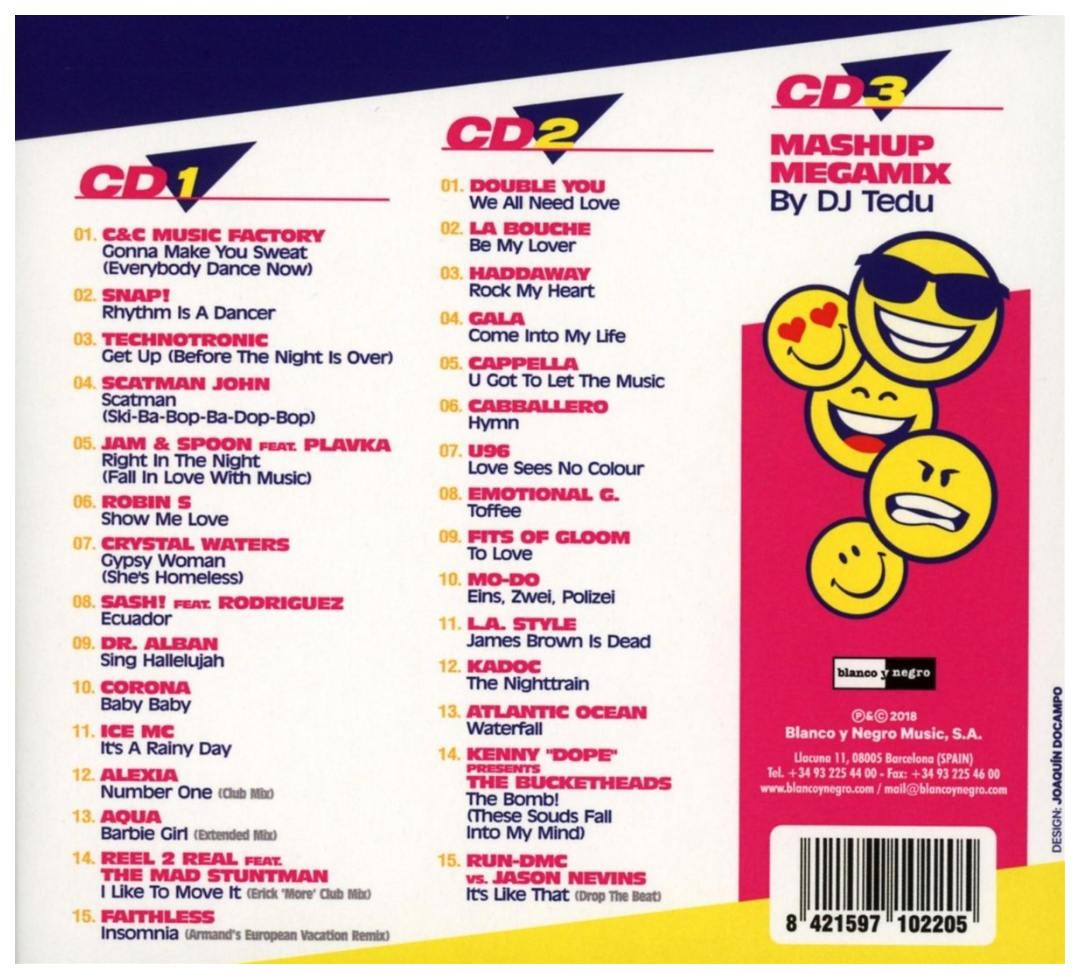 DISCO 90: LA MEJOR MUSICA DANCE DE LOS 90 - VARIOS VOL.2 (3CD) | CD