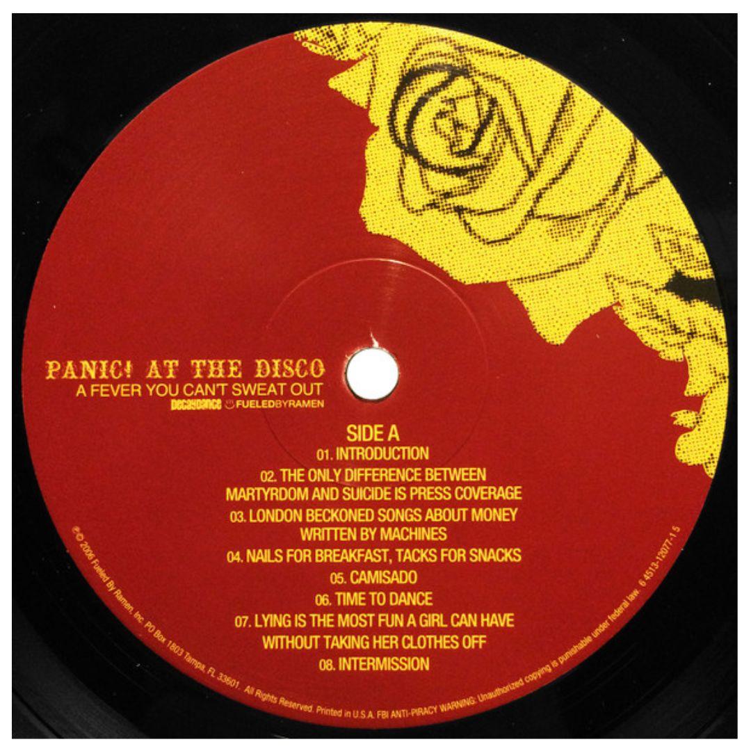 PANIC AT THE DISCO - A FEVER YOU CAN T SWEAT OUT | VINILO