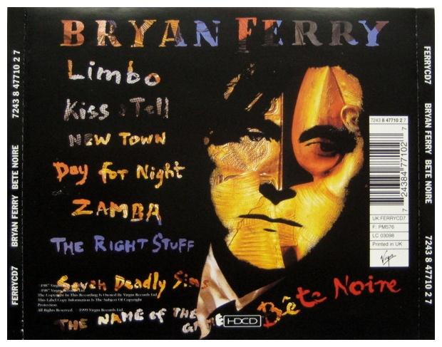 BRYAN FERRY - BETE NOIRE | CD USADO