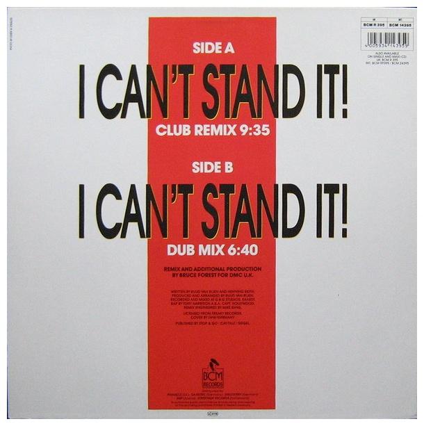 TWENTY 4 SEVEN - I CANT STAND IT(CLUB REMIX) | 12 MAXI SINGLE USADO