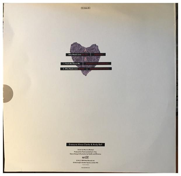 ERASURE - WHO NEEDS LOVE LIKE THAT | 12" MAXI SINGLE USADO