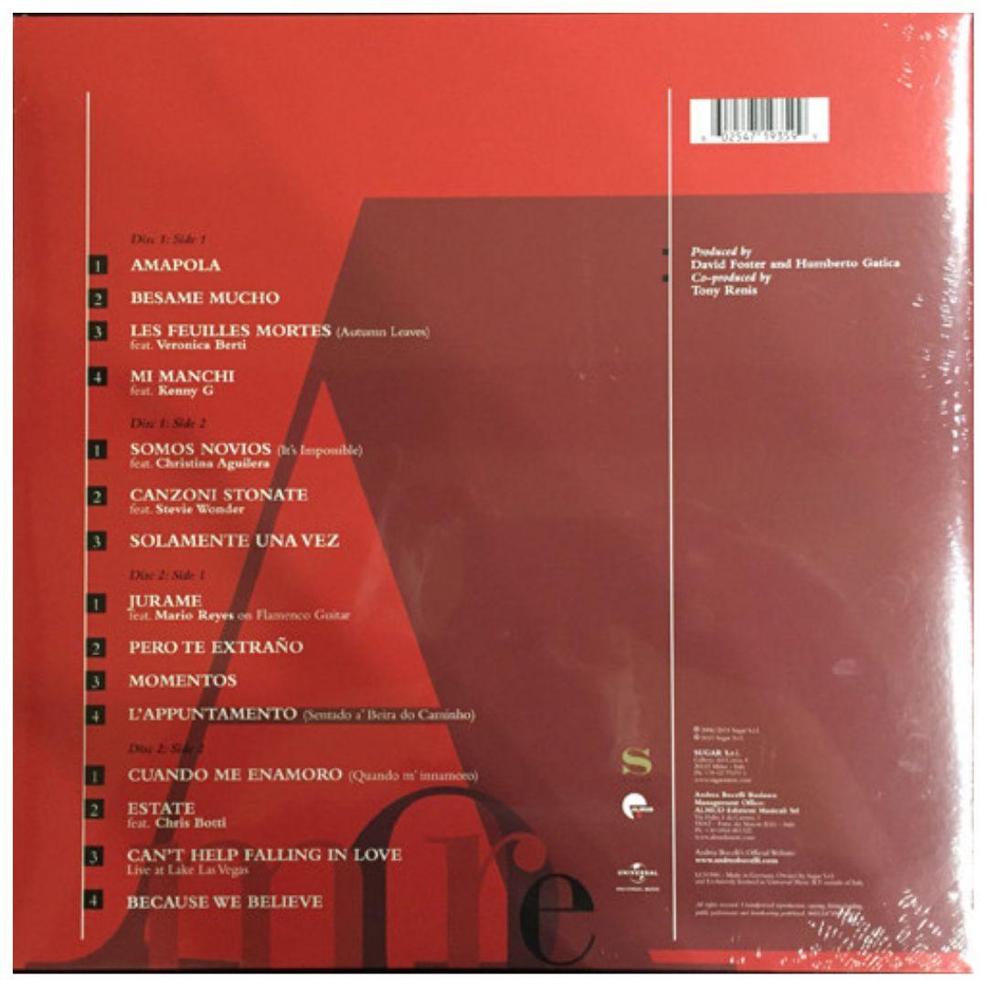 ANDREA BOCELLI - AMORE (2LP) | VINILO