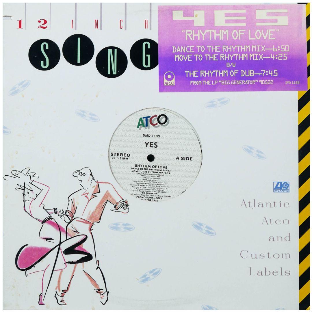 YES - RHYTHM OF LOVE | 12" MAXI SINGLE USADO