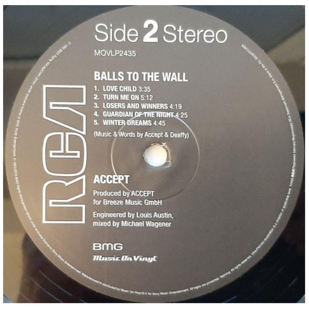 ACCEPT - BALLS TO THE WALL | VINILO