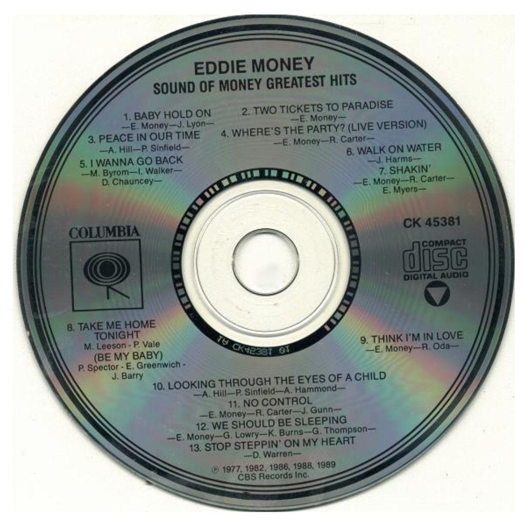 EDDIE MONEY - SOUND OF MONEY: GREATEST HITS | CD USADO