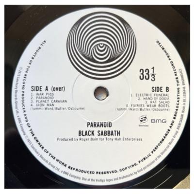 BLACK SABBATH PARANOID REMASTERED | VINILO