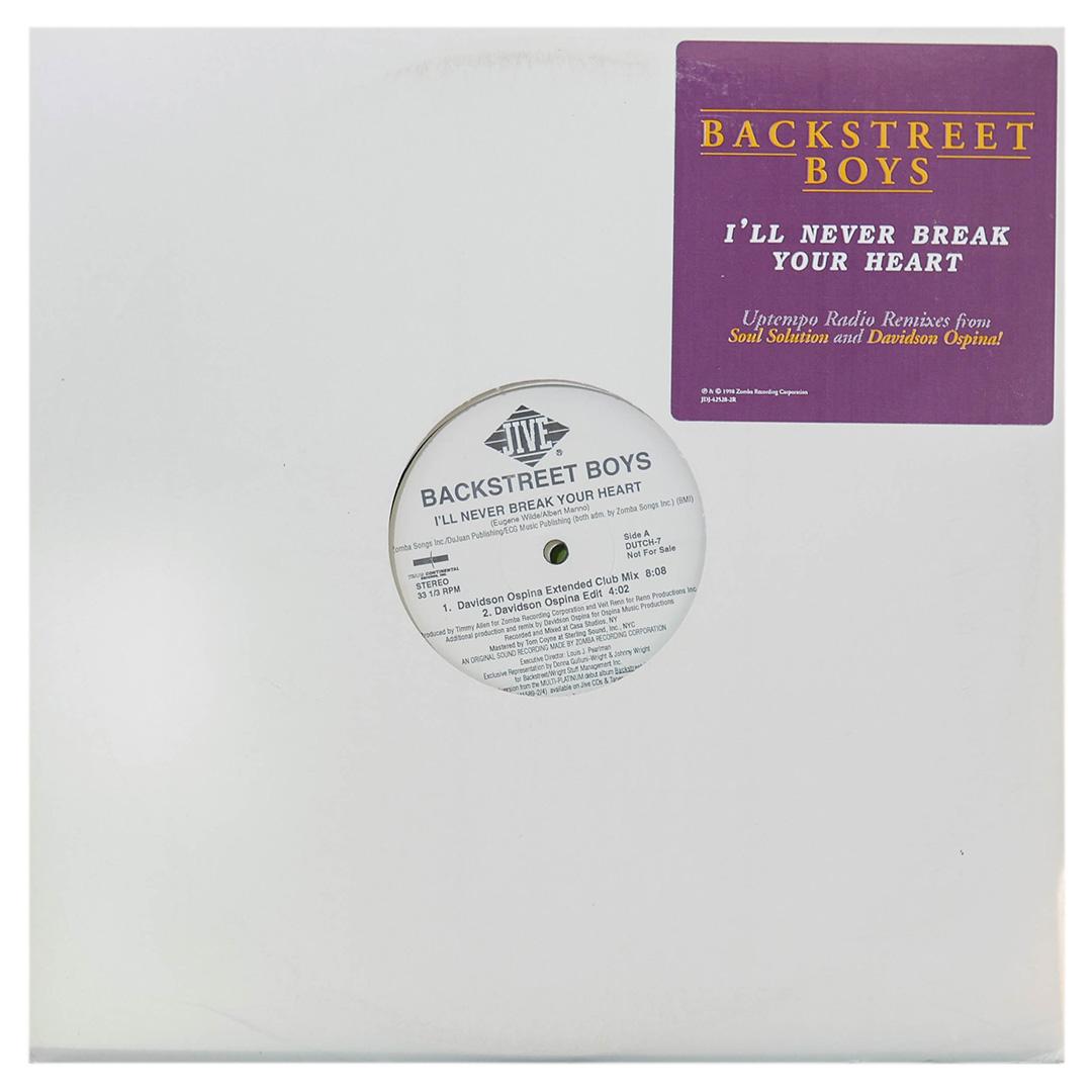 BACKSTREET BOYS - I LL NEVER BREAK YOUR HEART (2LP) | 12" MAXI SINGLE USADO