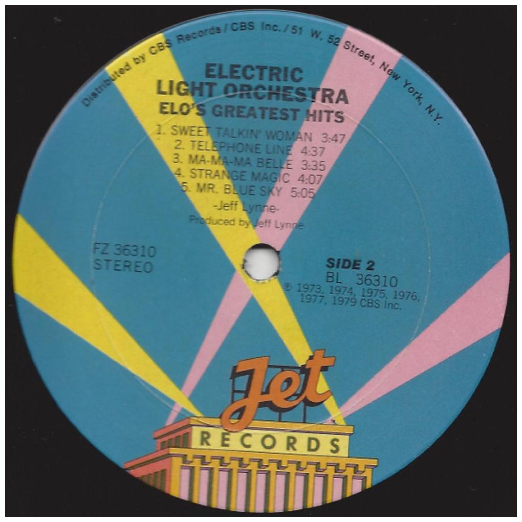 ELECTRIC LIGHT ORCHESTRA - ELO'S GREATEST HITS | VINILO USADO