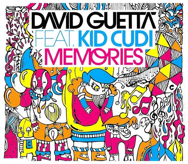 DAVID GUETTA feat. KID CUDI - MEMORIES | CD SINGLE USADO