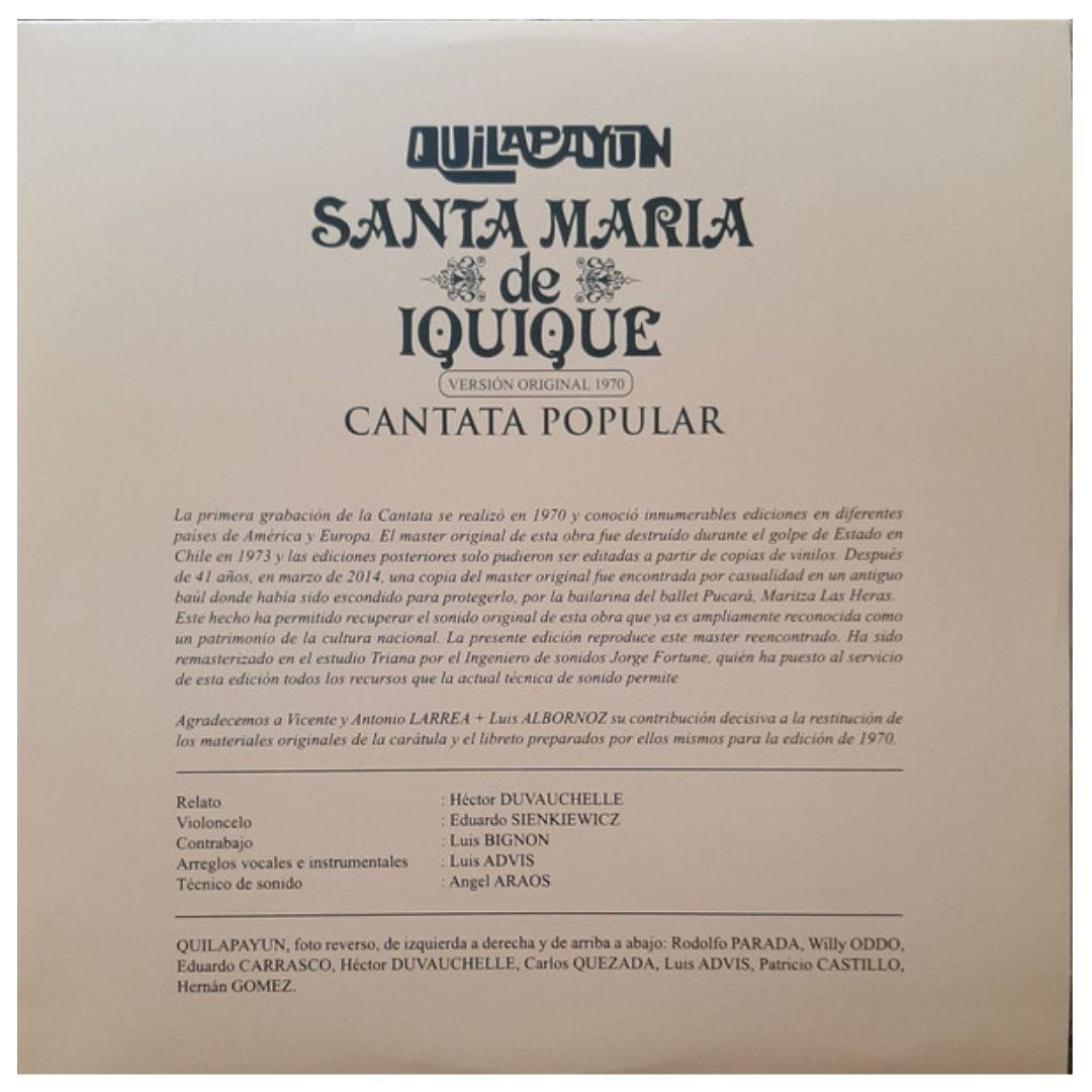 QUILAPAYUN - CANTATA SANTA MARIA DE IQUIQUE | VINILO