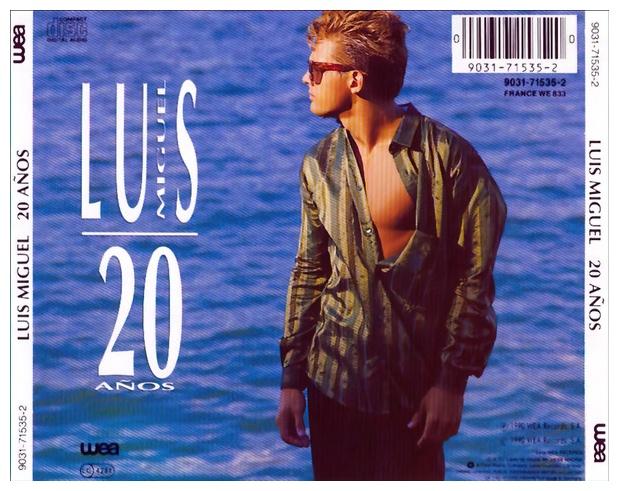 LUIS MIGUEL - 20 ANOS | CD