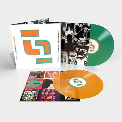 (PREVENTA) THOMPSON TWINS- INDUSTRY & SEDUCTION: A THOMPSON TWINS COLLECTION (2LP) (CLEAR ORANGE/GREEN VINYL) | VINILO