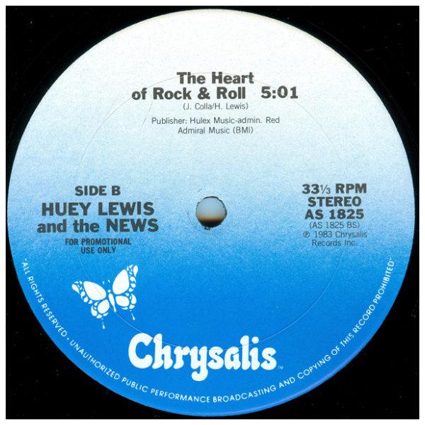 HUEY LEWIS AND THE NEWS - THE HEART OF ROCK & ROLL | 12" MAXI SINGLE USADO