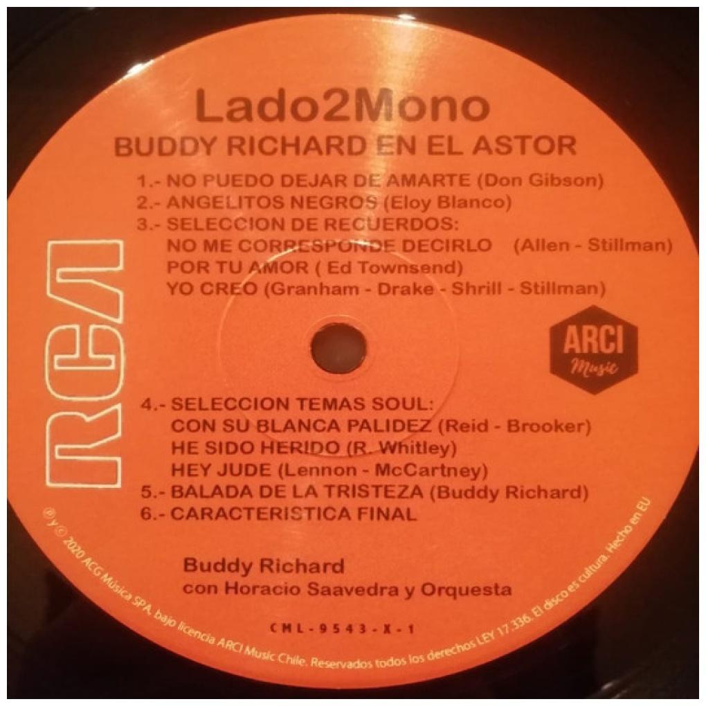 BUDDY RICHARD - EN EL ASTOR (REMASTERED ORIGINAL)
| VINILO