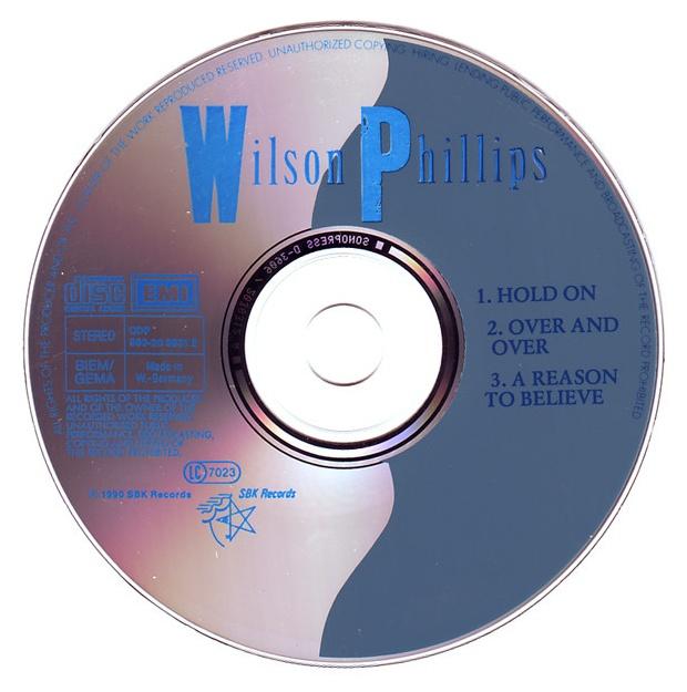 WILSON PHILLIPS - HOLD ON | CD SINGLE USADO