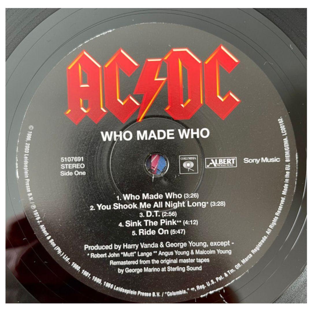AC/DC - WHO MADE WHO | VINILO