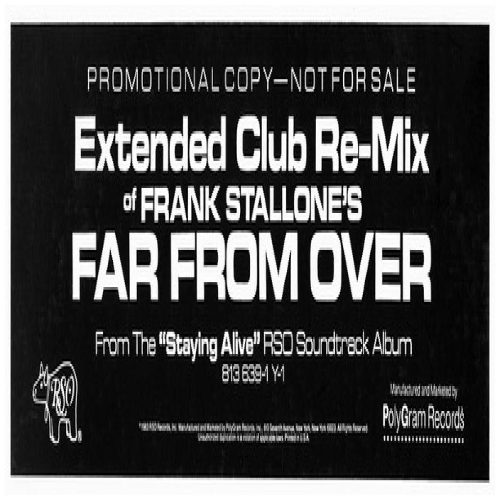 FRANK STALLONE - FAR FROM OVER | 12" MAXI SINGLE VINILO USADO